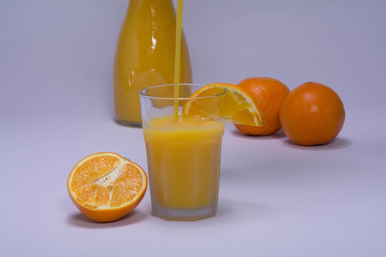 Jus d'orange pressé