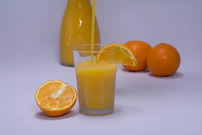 Jus d'orange pressé